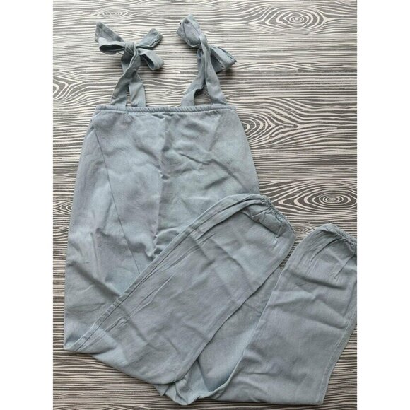 Omamimini Chambray Jumpsuit 8 NWT - Picture 2 of 5